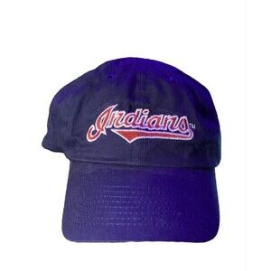 Cleveland Indians (Guardians)-Navy Blue Adjustable Baseball Cap MLB-Discontinued